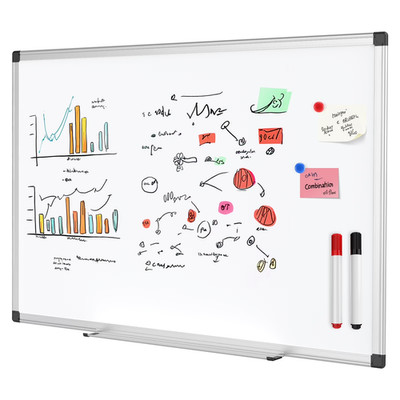 36 X 24 Inches Magnetic Dry Erase Board with Aluminum Frame, Whiteboard for Home