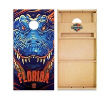 Cornhole Boards WSOC Runway Series Regulation Size Outdoor Foldable Legs