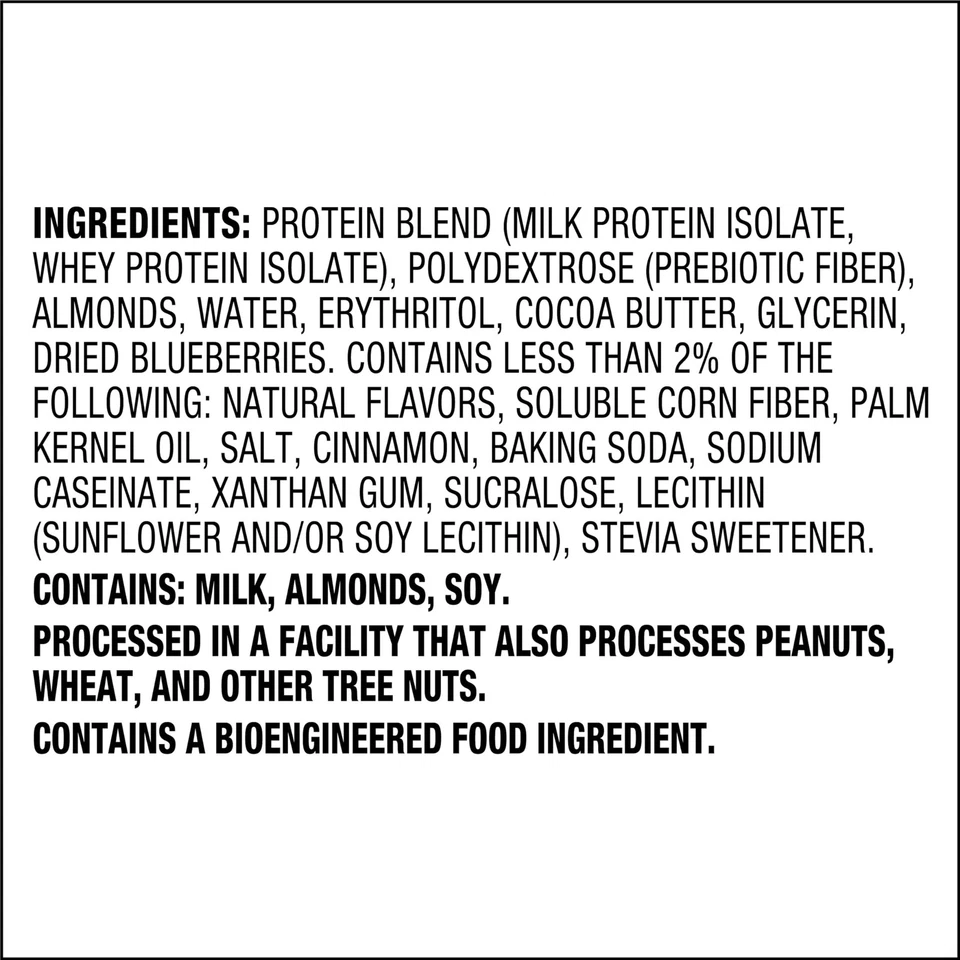 Barritas proteicas Quest Nutrition Blueberry Muffin, 20 g de proteína, 2 g de azúcar, 5 g neto... Foto 3 de 4