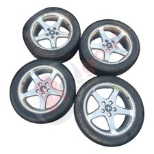 FORD MUSTANG GT SET OF 4 FORGED CHROME WHEELS WITH TIRES 17" 5X114.3 1R3Z1007AA