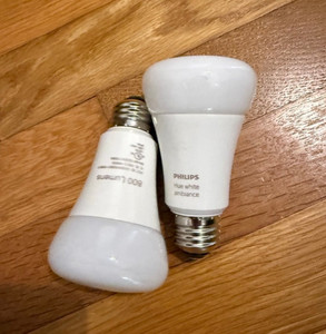 Philips Hue White Ambiance Smart Bulbs 2-Pack A19 E26 Bluetooth Alexa Google