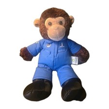 Smithsonian Institution Exclusive Astronaut Monkey Plush Blue NASA Space Suit C