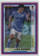 2022-23 Topps Merlin UEFA Club Competitions Pink Mojo Refractor /275 Luka Romero