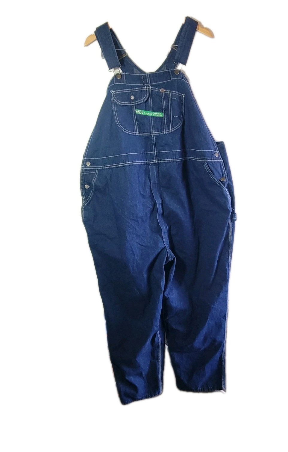 NEW Mens Authentic KEY IMPERIAL Carpenter Bib Overalls 100percent Cotton 52x32