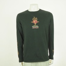 RVCA Nature vs Industry Graphic Tee Shirt Mens Medium Green Regular Fit Cotton