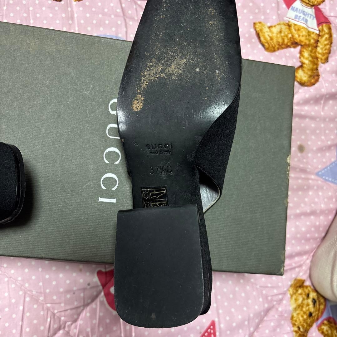 Gucci Pumps Shoes Metal Hardware Square Toe Size 37.5 US About7.5 For Women thumbnail 23