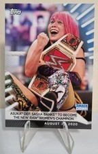 2021 Topps WWE Women’s Division #66 Asuka def. Sasha Banks