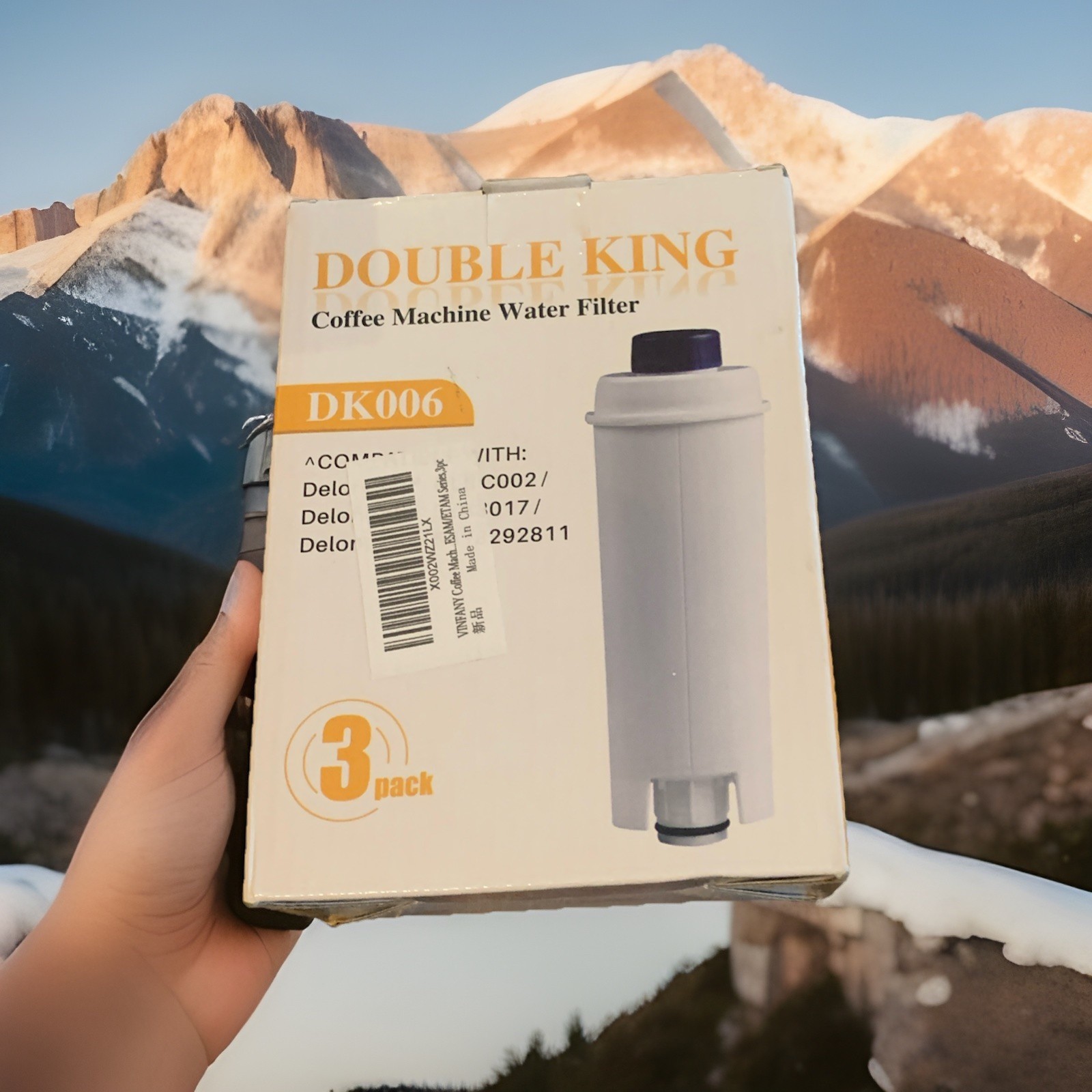 Double King Coffee Machine Water Filter DK003 3 Pack Krups M