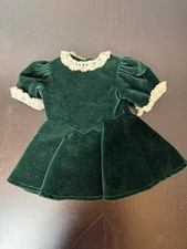 Molly Christmas Green Velvet Dress Pleasant Company American Girl