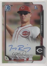 2015 Bowman Draft Chrome Pick Refractor Tanner Rainey #BCA-TR Auto no9