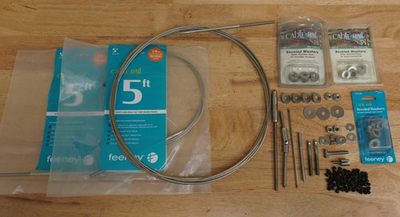 #ad Feeney Cable Rail Beveled Washers Stainless Steel Parts Quick Connect Fitting $40.00