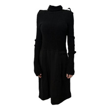 1996 Gucci by Tom Ford sweater dress black