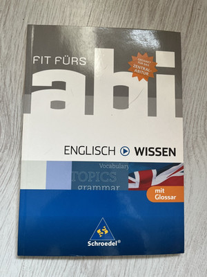 Fit fürs Abi, Englisch Wissen, Schroedel, ISBN 9783507230255