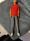 Mattel Ken Blonde Vintage Flocked Hair Doll, Straight Leg, 1960s, Japan