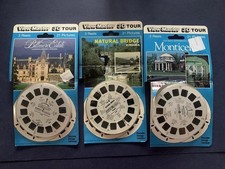 Three vintage View-Master 3D Tour sets
