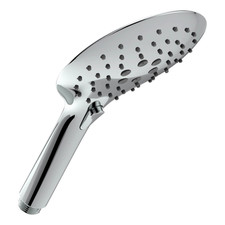 Image of Bristan ABS Large Round Shower Handset - Push Button - 3 Spray Modes