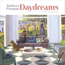 Wall Calendar 2027, Kathryn Freeman: Daydreams, 12 Months, Large Grid Design...