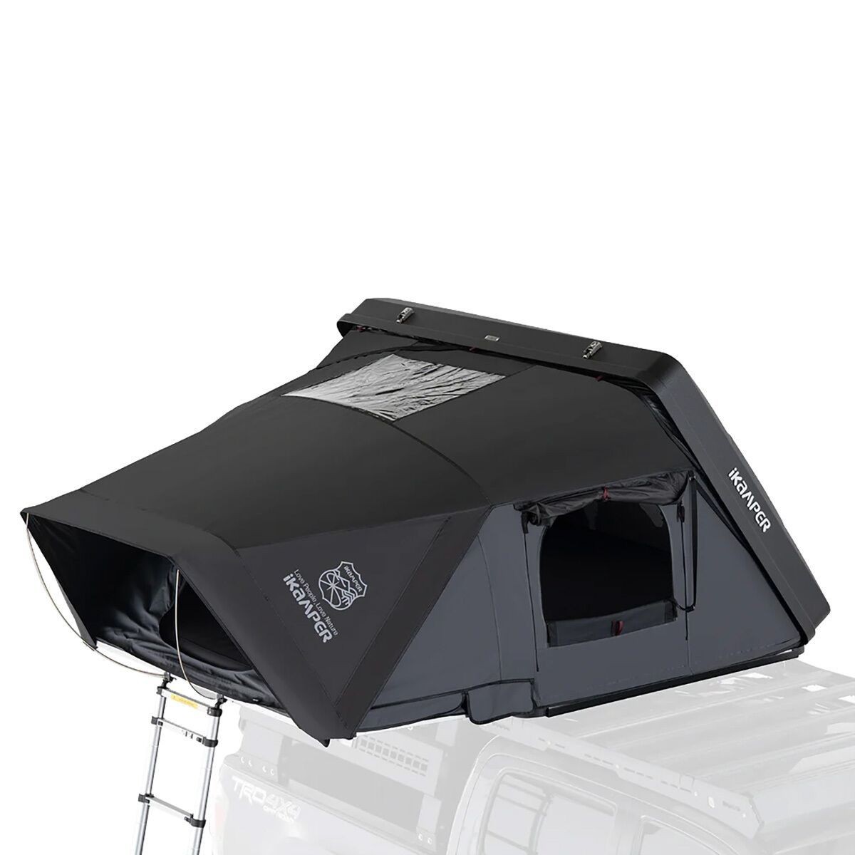Палатка iKamper Skycamp DLX на крыше, Черный/Серый / Скалисто-черный корпус, Один размер