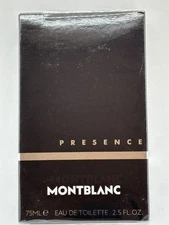 PRESENCE by MONT BLANC Cologne for Men 2.5 oz EDT FREE SHIPPING!