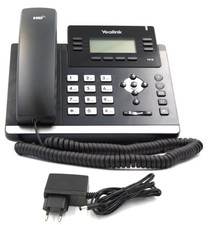 Yealink SIP-T41S IP Phone VoIP PoE Gigabit 6 SIP Accounts HD Audio with Power Supply