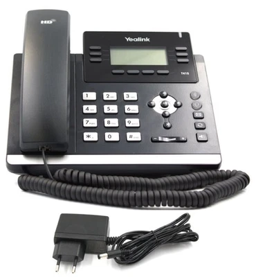 Yealink SIP-T41S IP-Telefon VoIP PoE Gigabit 6 SIP-Konten HD Audio mit Netzteil - Bild 1 von 4