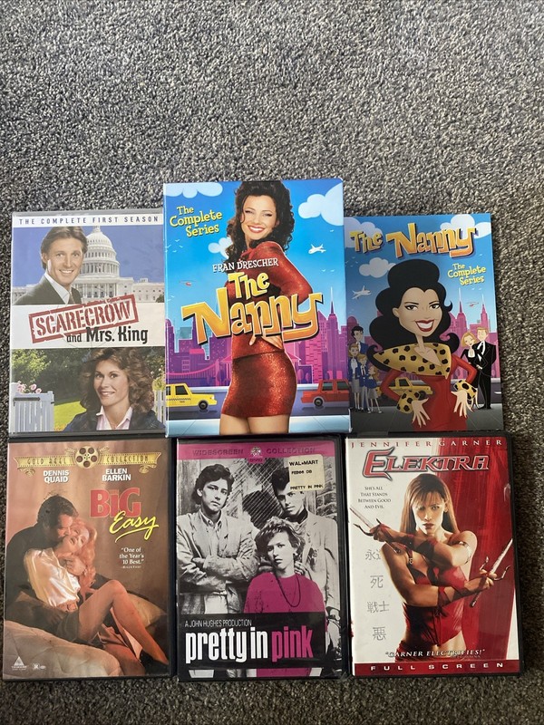 Nanny Complete Series DVD lot Scarecrow & Mrs King Big Easy Elektra Pretty Pink