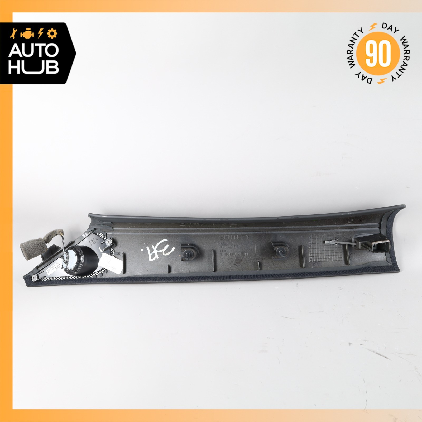 03-10 Bentley Continental GT Front Right Side Interior Trim Panel A Pillar OEM