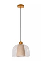 HäNgelampe Glas Wohnzimmer KüChe Ø24 Cm E27 Esstisch Pendelleuchte Modern