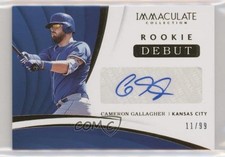 2018 Panini Immaculate Rookie Debut Signatures 11/99 Cameron Gallagher Auto 6fs