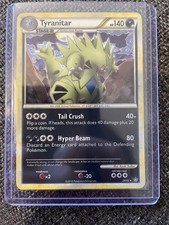 Pokémon TCG Tyranitar W/ SWIRL Heartgold Soulsilver HGSS Unleashed Holo 26/95