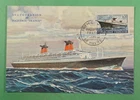DR WHO 1962 FRANCE FDC PAQUEBOT FRANCE SHIP MAXIMUM CARD R26236