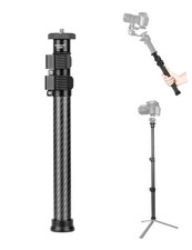 Koolehaoda Carbon Fiber Tripod Extension Pole 11-25in Center Column Extender Rod
