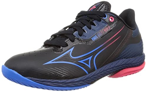 Mizuno Wave Drive NEO 3 Table Tennis Shoes Black Blue Red Size 24 cm