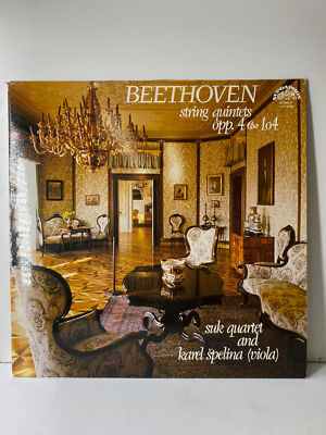 Beethoven String Quintets Opp. 4 & 104 - Suk Quartet 12  Vinyl LP Record