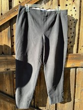 Lands End Black Mid Rise Slim Leg Pants Size 14 Womens