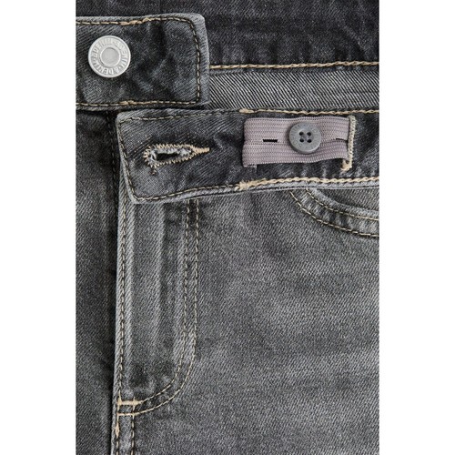 H&M Girls Wide Leg Jeans Size 14 Kids Dark Gray Denim High Waist Adjustable - Picture 12 of 14