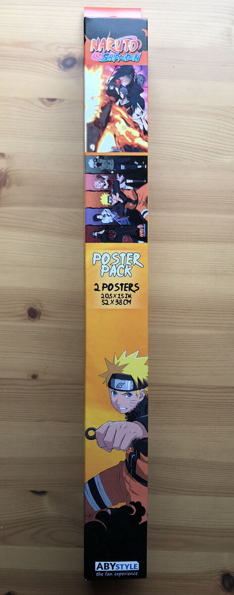 Naruto Shippuden Group Character Poster 2 Piece Set