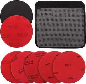 6+1 Pack Bowling Ball Sanding Pads with Towels, - Picture 1 of 2