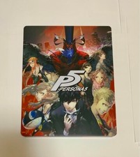 Persona 5 Steelbook GEO Limited Japan steel book w/ Game Disc Japanese Used