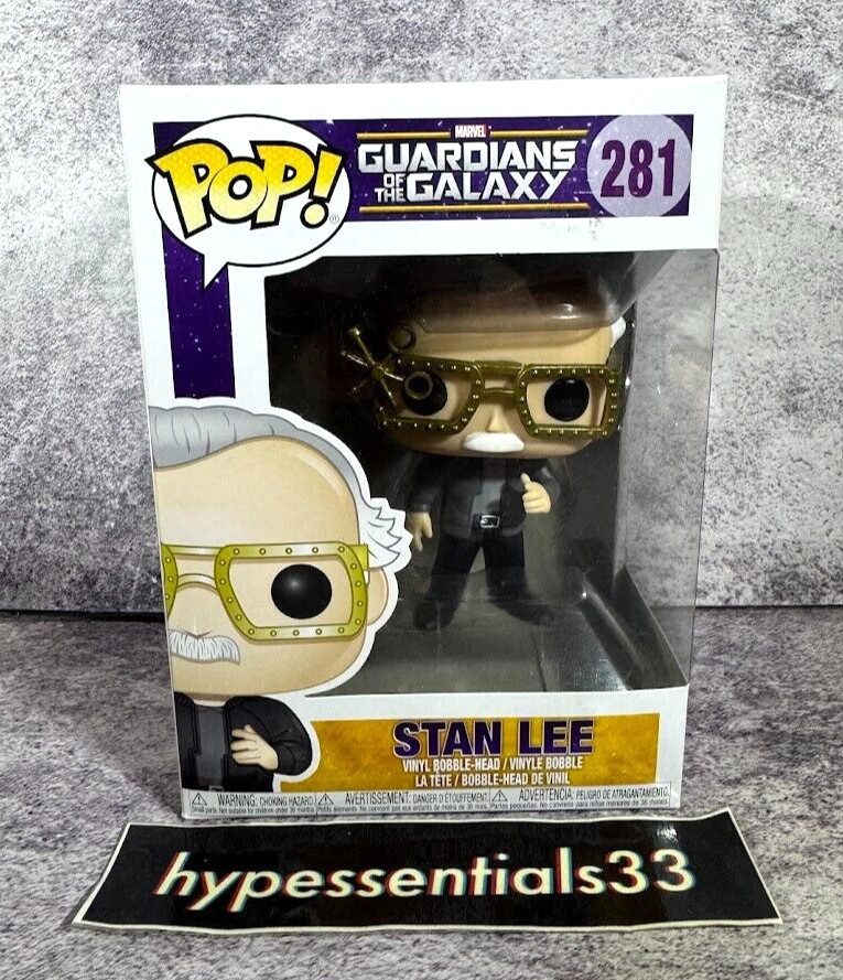 Funko Pop! Stan Lee Marvel Guardians Of The Galaxy Futuristic Glasses #281 New