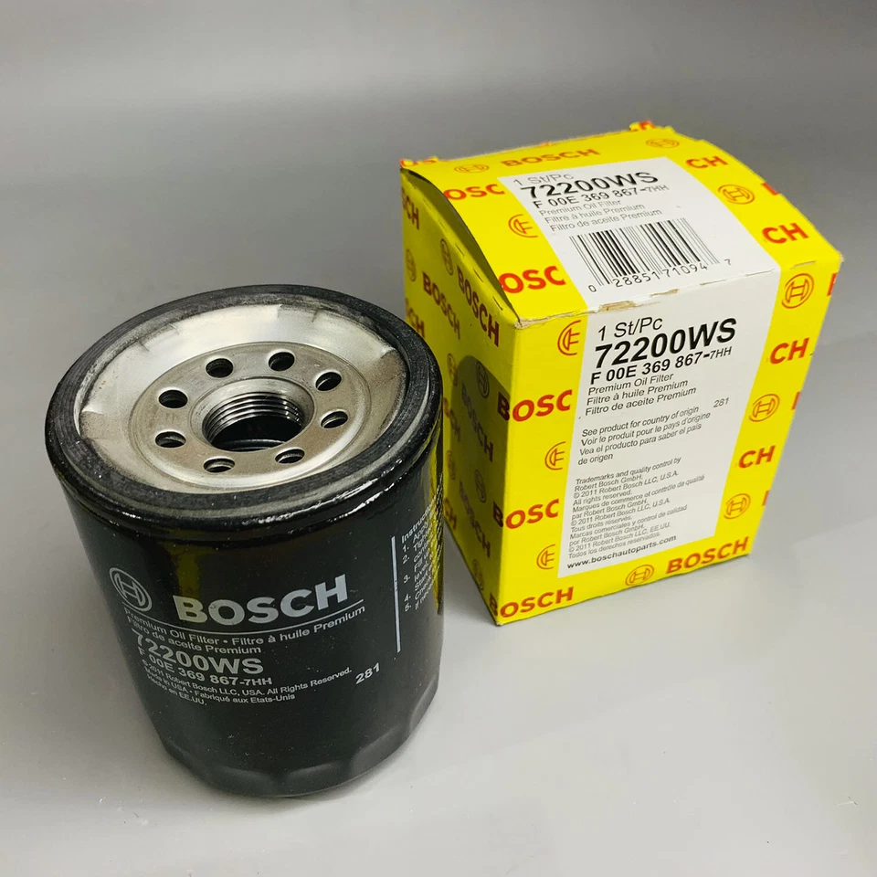 Filtro de aceite BOSCH GENUINO 3 piezas para Acura Legend V6 1988-1990 2,7 L 72200WS Foto 2 de 4