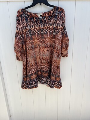 Song N Spirit Women s Large Roll Tab Long Sleeve Shirt