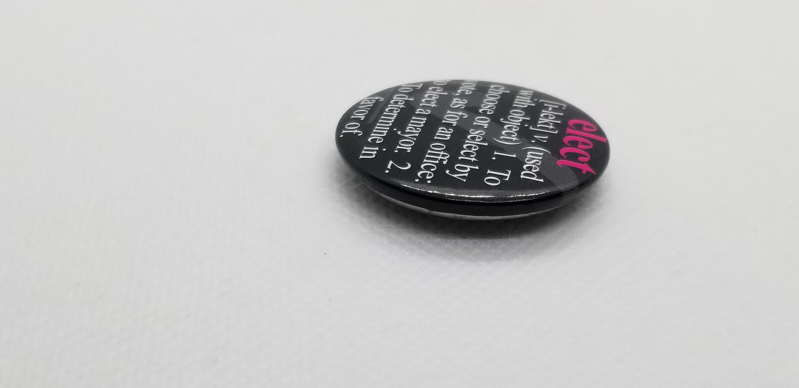 Black White Statement Pin Elect Definition Politi… - image 6