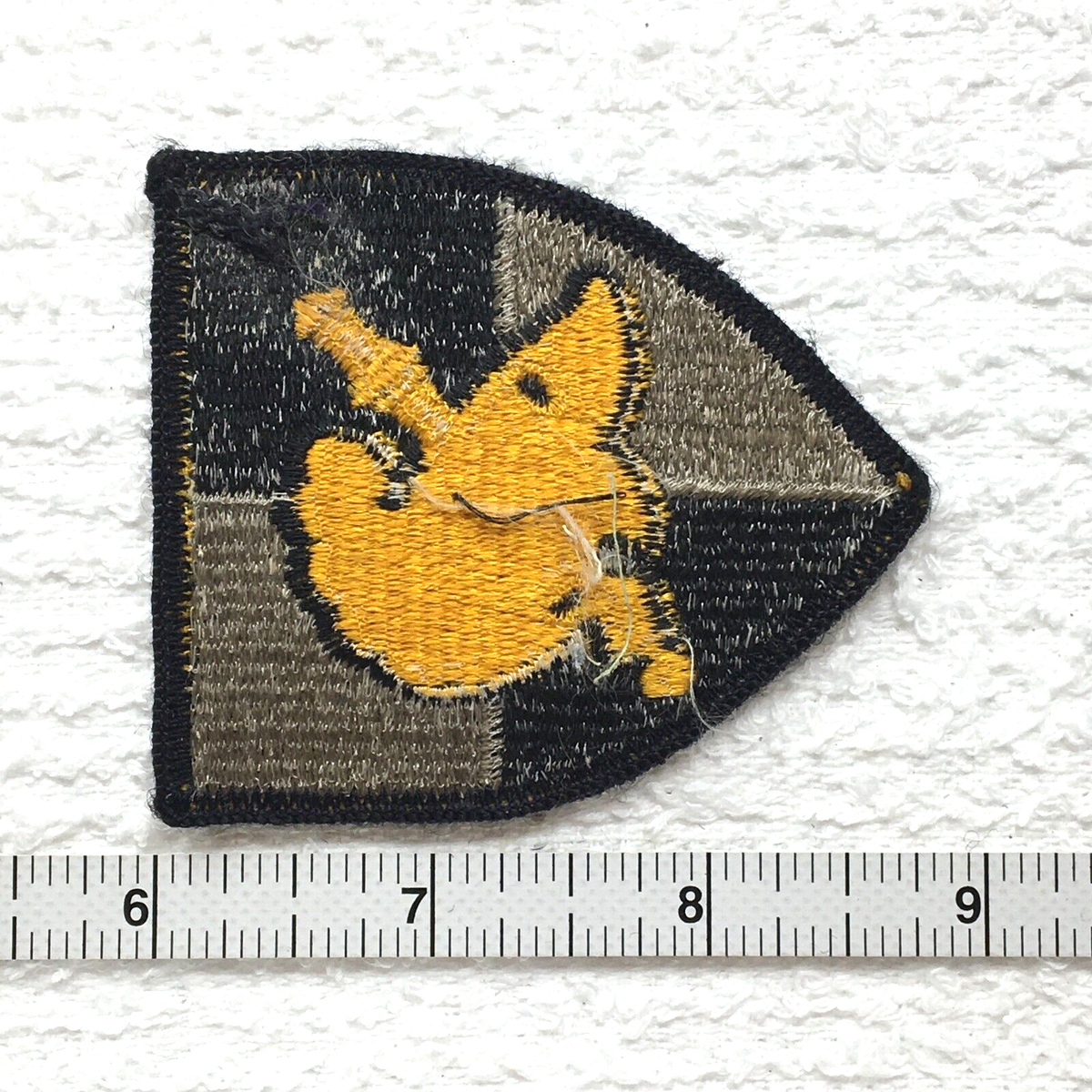 PATCH US Military Academy West Point Cadre Insignia Gold on PATCH US Military Academy West Point Cadre Insignia Gold on