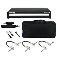 New Pedaltrain Classic 2 Guitar Effects Pedal Board w/ Soft Case & Patch Cables