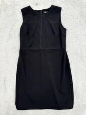 Ivanka Trump Dress Women 16 Black Corpcore Academia Office Siren Professional