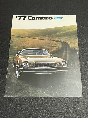 VTG 1977 Chevrolet Camaro Dealer Brochure  77 Chevy NOS New Old Stock FREE SHIP!