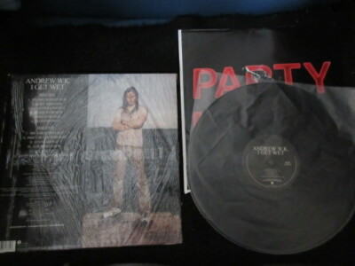 Andrew W.K. I Get Wet US Vinyl LP in Shrink Signed Copy WK 314 586