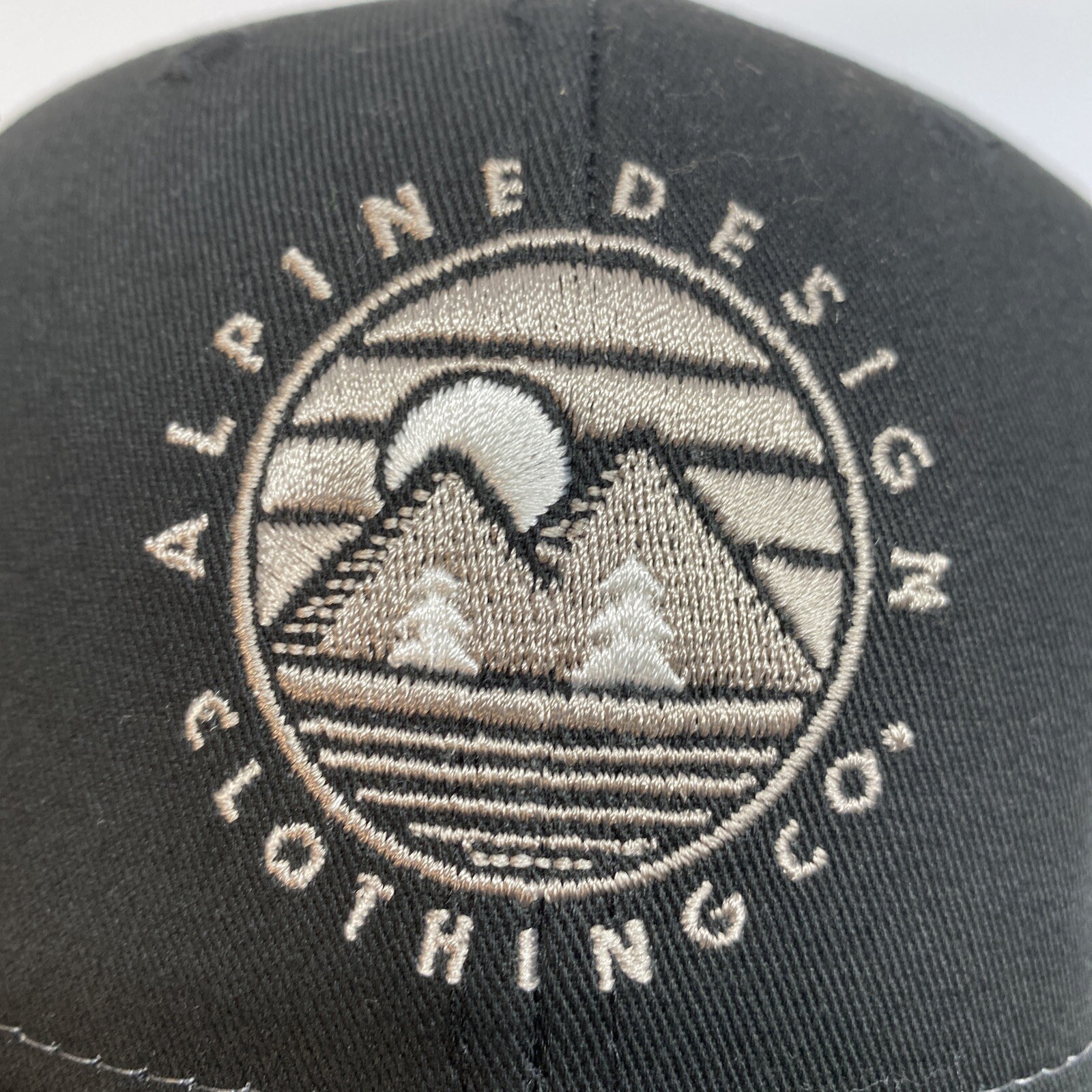 Alpine Design Men's Circle Patch Trucker Hat - Black - NWT