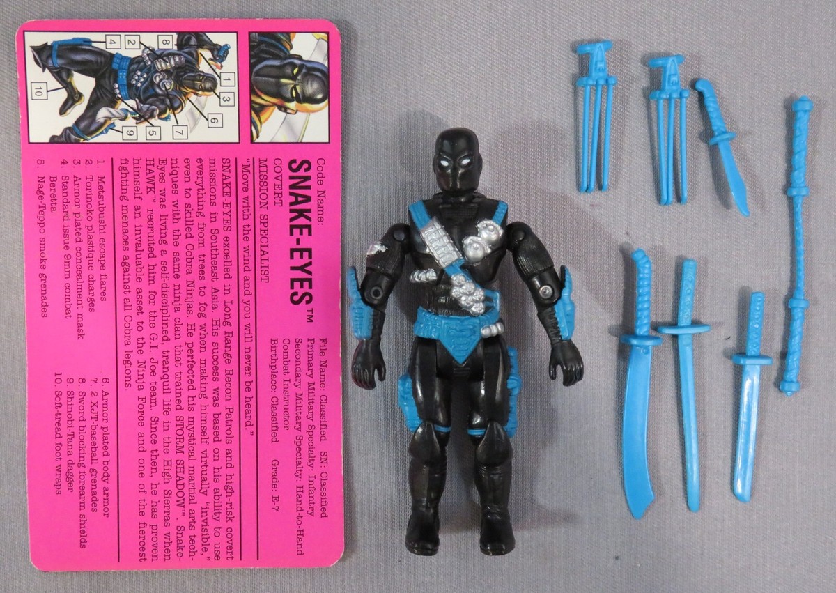 GI JOE NINJA FORCE SNAKE EYES GIジョー GI Joe 1993 Ninja Force 